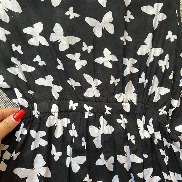 🦋 Y2K Vintage Circa 2006 Butterfly print Dress with zipper detail ✨ - Picture 11 of 17